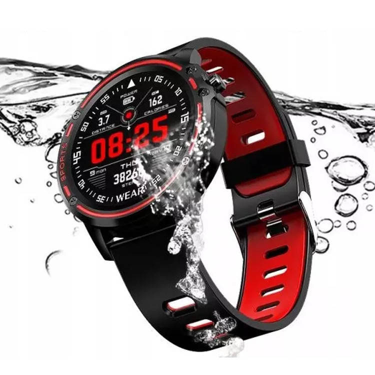 SMARTWATCH ZEGAREK L8 MĘSKI EKG PULS KROKOMIERZ
