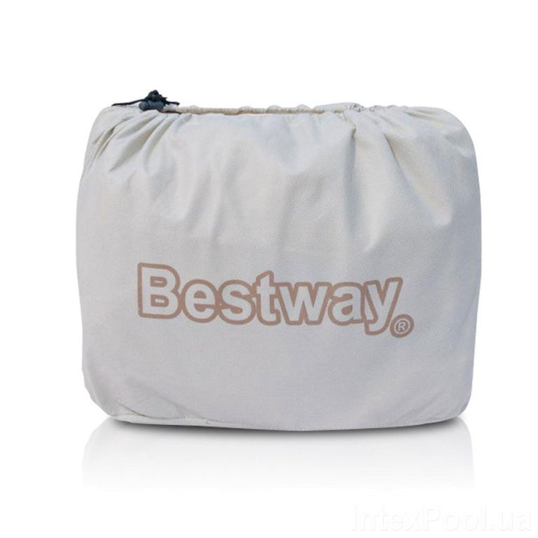 MATERAC DMUCHANY Z POMPKĄ 203x152x46 BESTWAY 67630