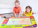 WIELKA 80x60 cm MATA WODNA do rysowania FLAMASTER