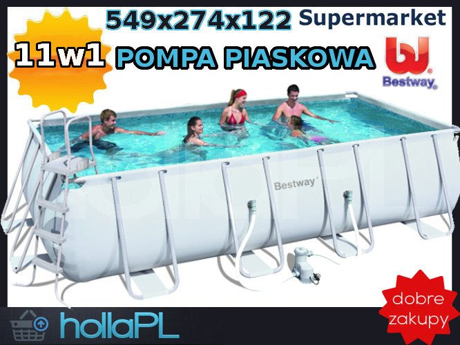 11w1 BASEN 549x274x122 cm 56466 BESTWAY