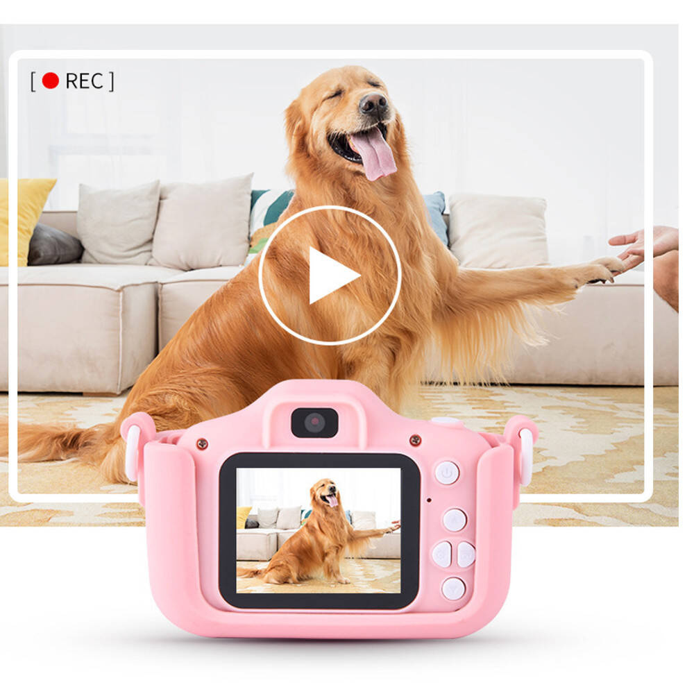 Aparat KOTEK Różowy + KARTA 32 GB
