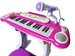 PIANINO KEYBOARD + KRZESEŁKO RÓŻOWE