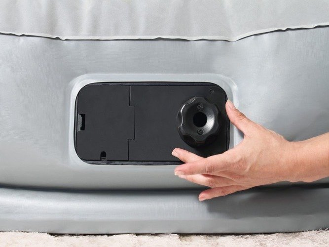 MATERAC DMUCHANY Z POMPKĄ 203x152x38 BESTWAY 67632