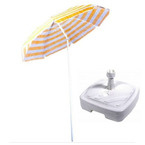 PARASOL TNT 135 cm + PODSTAWA ŻÓŁTY