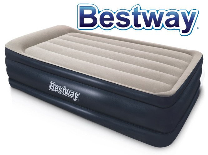 Materac BESTWAY 67614 z wbudowaną pompką 203x152x56cm