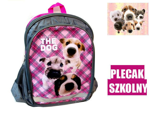 PLECAK SZKOLNY THE DOG 3 KOMORY