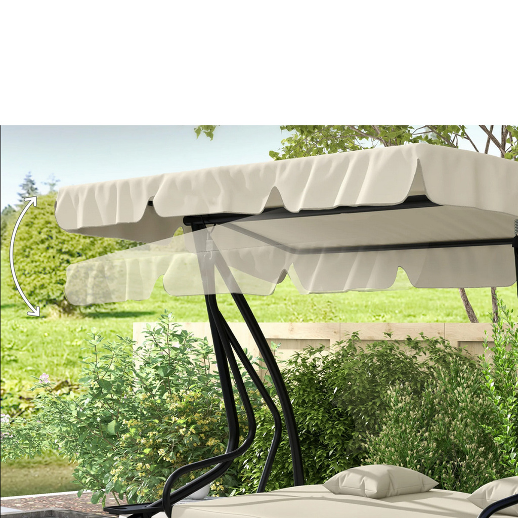 HUŚTAWKA OGRODOWA 3-OSOBOWA PRESTIGE ZIELONA