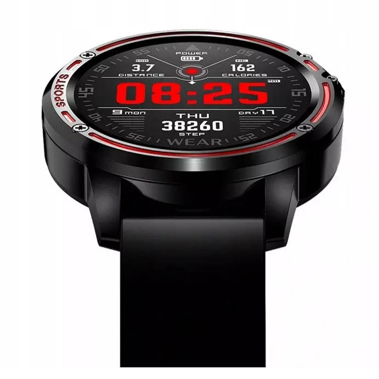 SMARTWATCH ZEGAREK L8 MĘSKI EKG PULS KROKOMIERZ