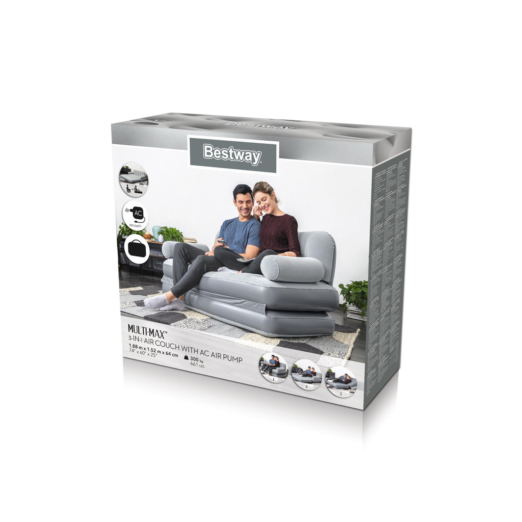 MATERAC DMUCHANY SOFA 3w1 188x152x64 BESTWAY 75073