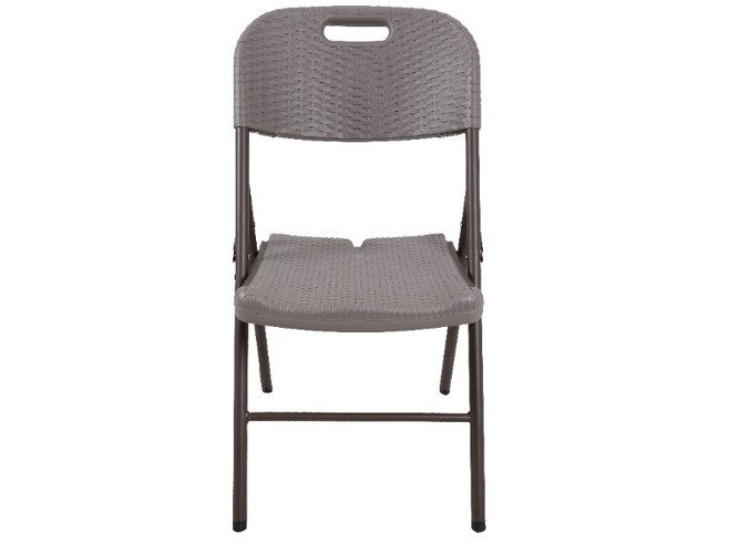 KRZESŁO SKŁADANE 4 SZTUKI RATTAN CATERINGOWE