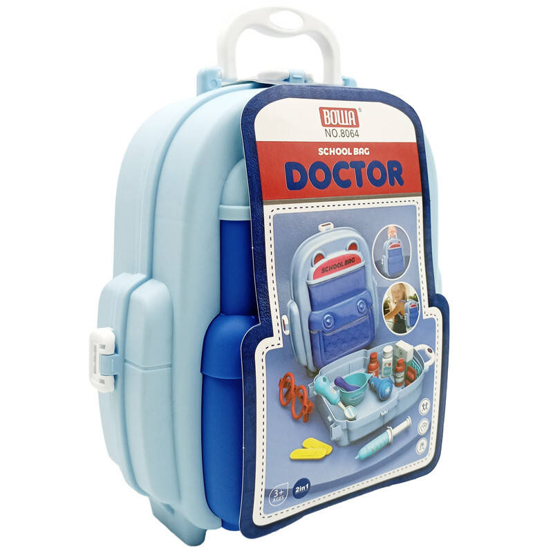 Walizka PLECAK zestaw małego Lekarza Doktor Medyk