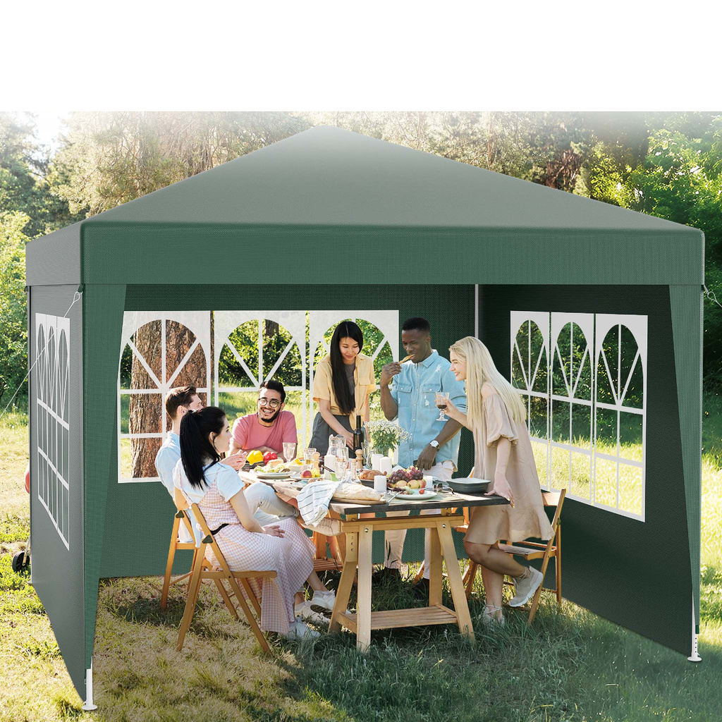 Pawilon PE 3x3 zamykany zielony
