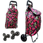 2w1 WÓZEK TORBA NA ZAKUPY NA ZAKUPY PARIS  +3 KOŁA