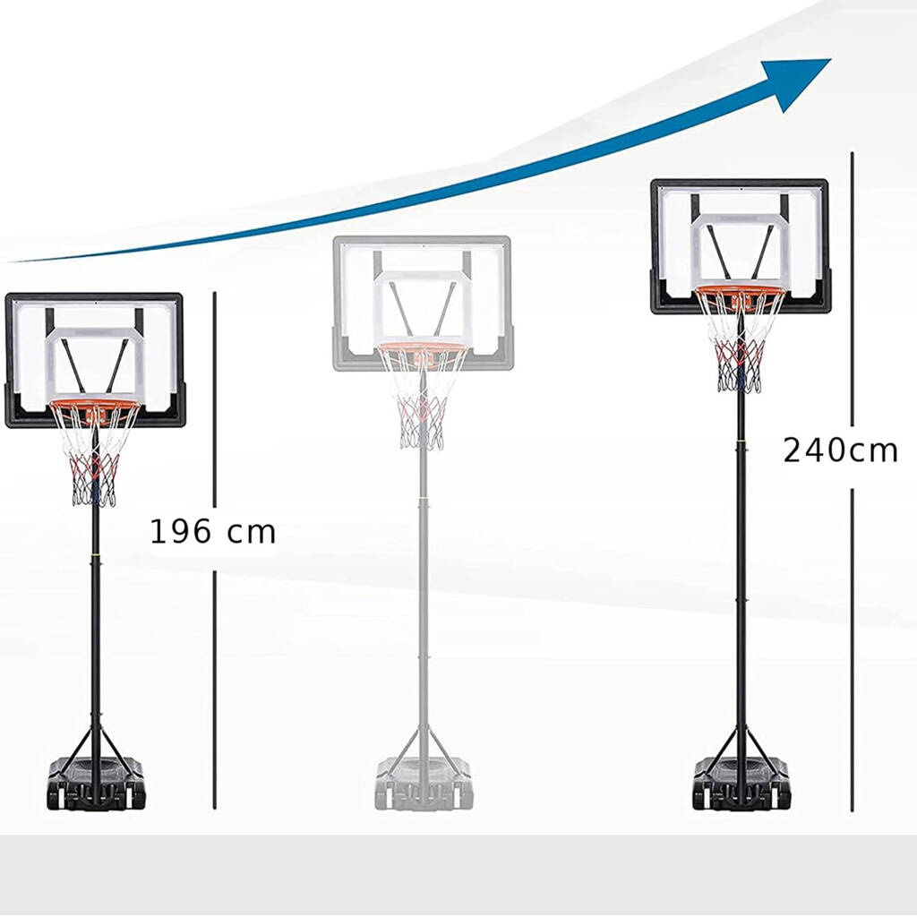 ZESTAW do KOSZYKÓWKI 240cm