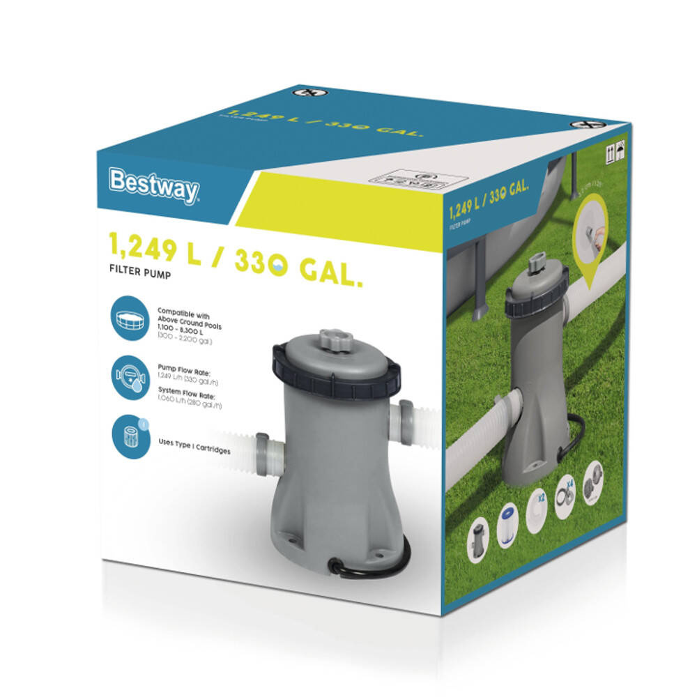POMPA FILTRUJĄCA 1249 l/h FILTR BESTWAY 58381