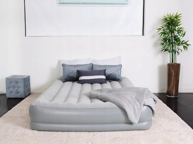 MATERAC DMUCHANY Z POMPKĄ 203x152x38 BESTWAY 67632