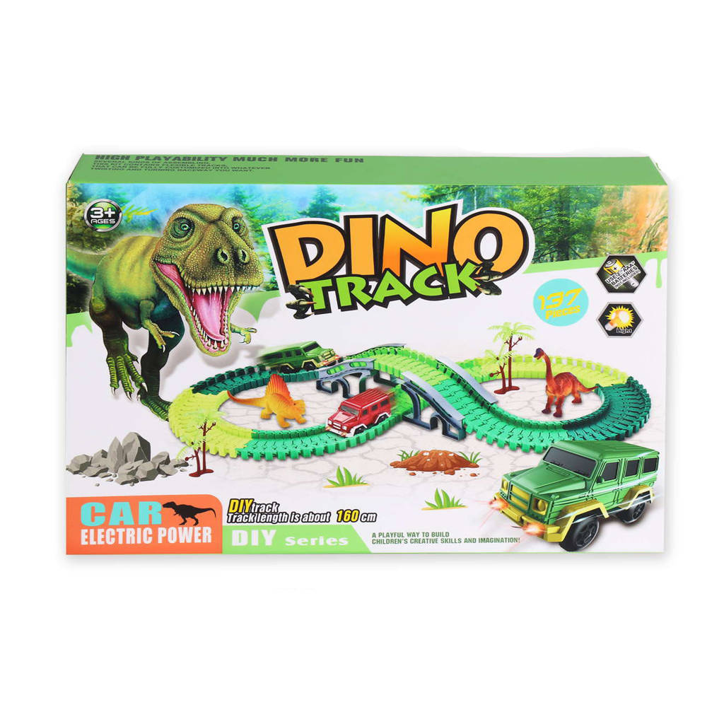 OGROMNY TOR WYŚCIGOWY DINOZAUR - DINO PARK XXL