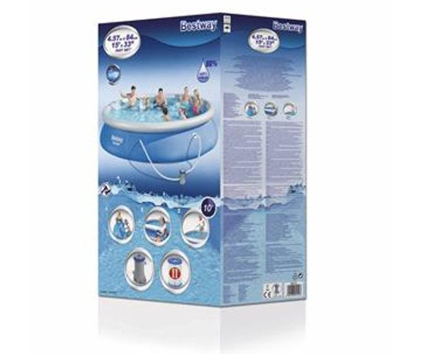 DUŻY BASEN OGRODOWY OKRĄGŁY 4,5 m BESTWAY 57313