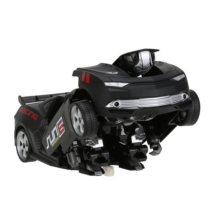 DUŻY ROBOT TRANSFORMER R/C czarny