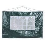 ŚCIANA DO PAWILONU PE ZIELONA z OKNEM