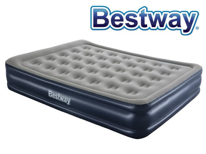 Bestway PODWÓJNY MATERAC pompa torba 203 cm 67600