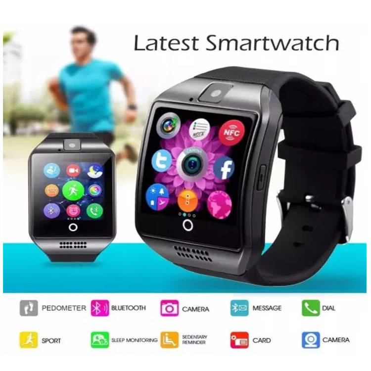 Smartwatch Zegarek Q18 czarny