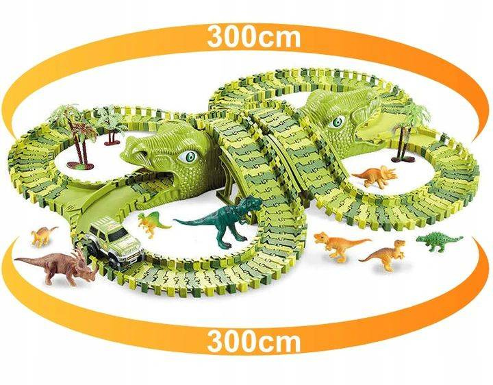 OGROMNY TOR WYŚCIGOWY DINOZAUR - DINO PARK XXL