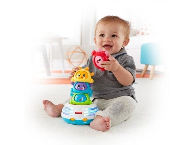 MUZYCZNA PIRAMIDKA BeBo DLA DZIECI FISHER PRICE
