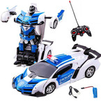 ROBOT Sterowany RADIOWÓZ TRANSFOMUJĄCY POLICJA
