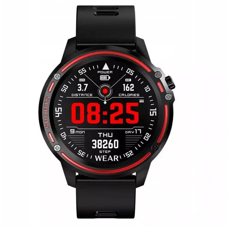 SMARTWATCH ZEGAREK L8 MĘSKI EKG PULS KROKOMIERZ