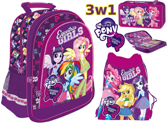 EQUESTRIA 01 PLECAK 3w1 z wyposażeniem