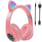 Słuchawki bezprzewodowe M2 różowe