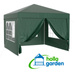 Pawilon PE 3x3 zamykany zielony