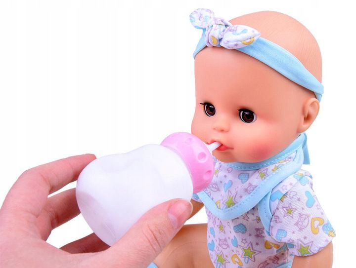 INTERAKTYWNA LALKA KARMIENIE BOBAS PIJE SIKA MÓWI