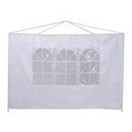 ŚCIANA DO PAWILONU PE BIAŁA z OKNEM