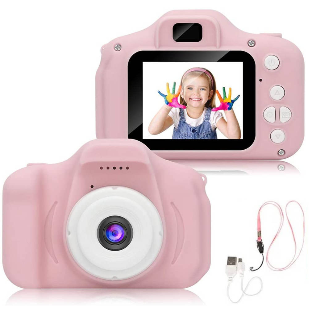 Aparat X2rozowy + karta 32GB