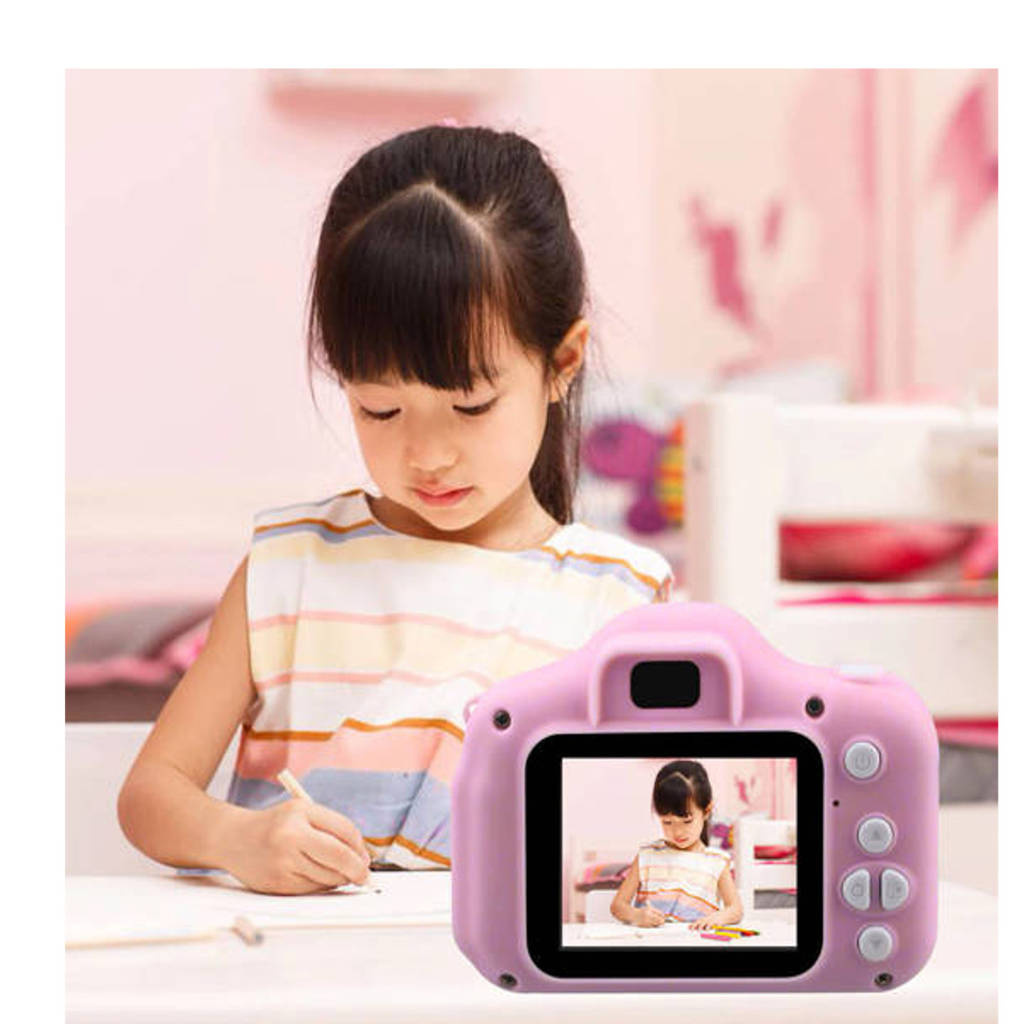 Aparat X2rozowy + karta 32GB
