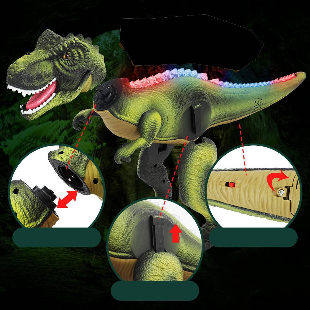 DINOZAUR STEROWANY R/C TYRANOZAUR z PILOTEM