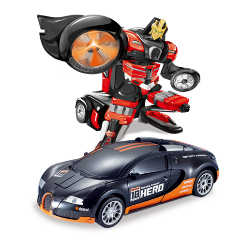 DUŻY ROBOT BUGATTI TRANSFORM HERO