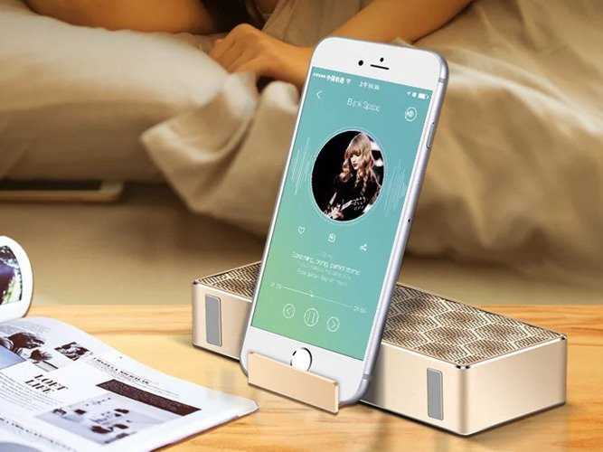 Głośnik Bluetooth KELING podstawka Smartphone