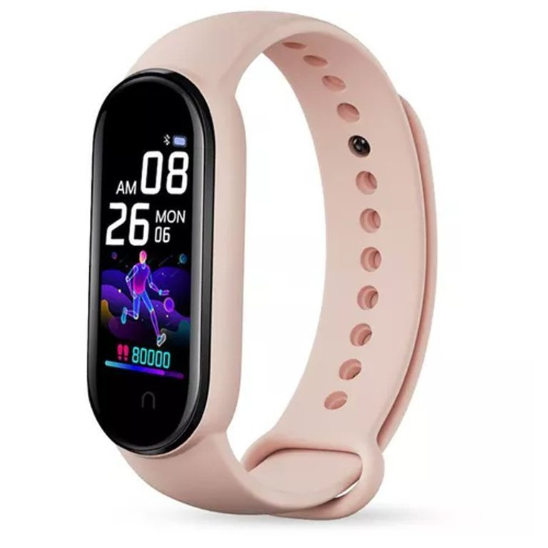 M5 OPASKA SPORTOWA SMARTBAND SMARTWATCH ZEGAREK czerwony