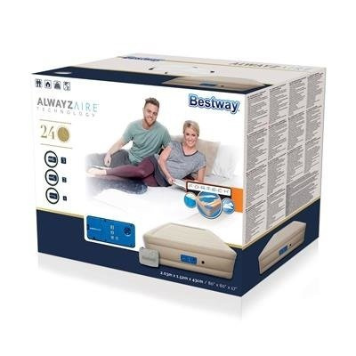 MATERAC DMUCHANY Z POMPKĄ 203x152x43 BESTWAY 69032