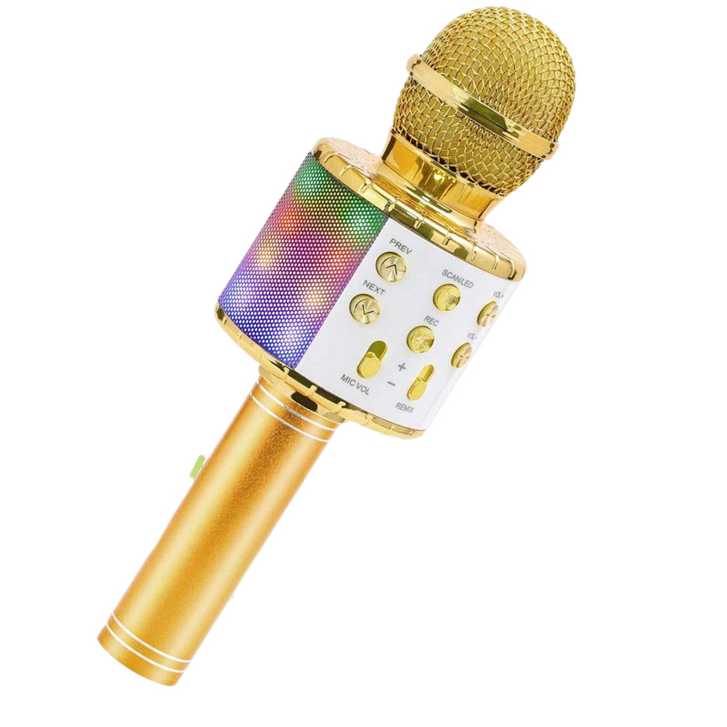 Mikrofon KARAOKE WS858L ZŁOTY