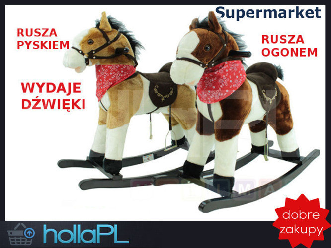 OGROMNY KONIK NA BIEGUNACH