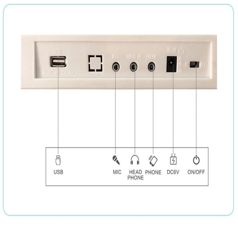 Organy KEYBOARD USB SD-6118