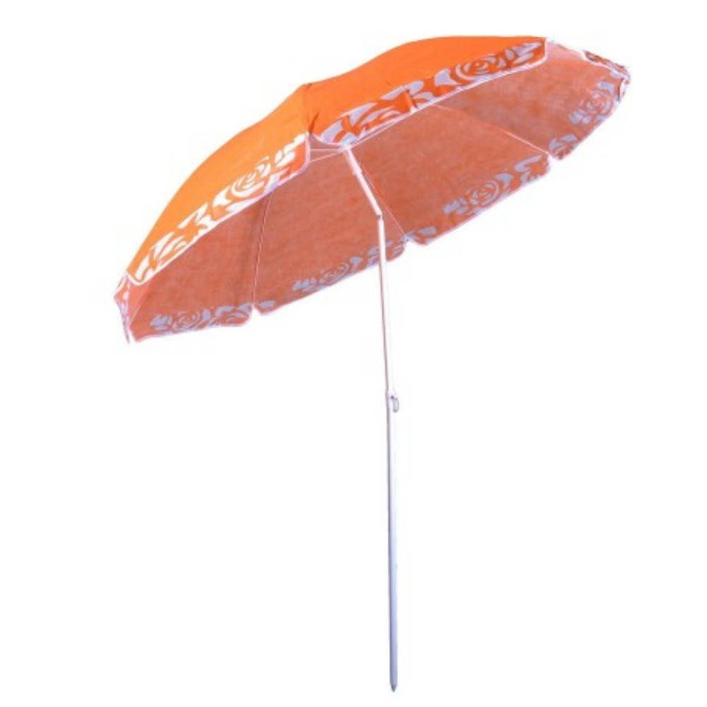 PARASOL POMARAŃCZOWY 180 cm + PODSTAWA