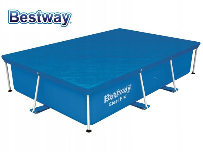 POKRYWA NA BASEN STELAŻ. 259X170 CM BESTWAY 58105