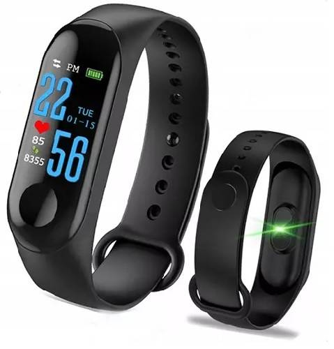 SMARTBAND SMARTWATCH OPASKA ZEGAREK KROKOMIERZ M3