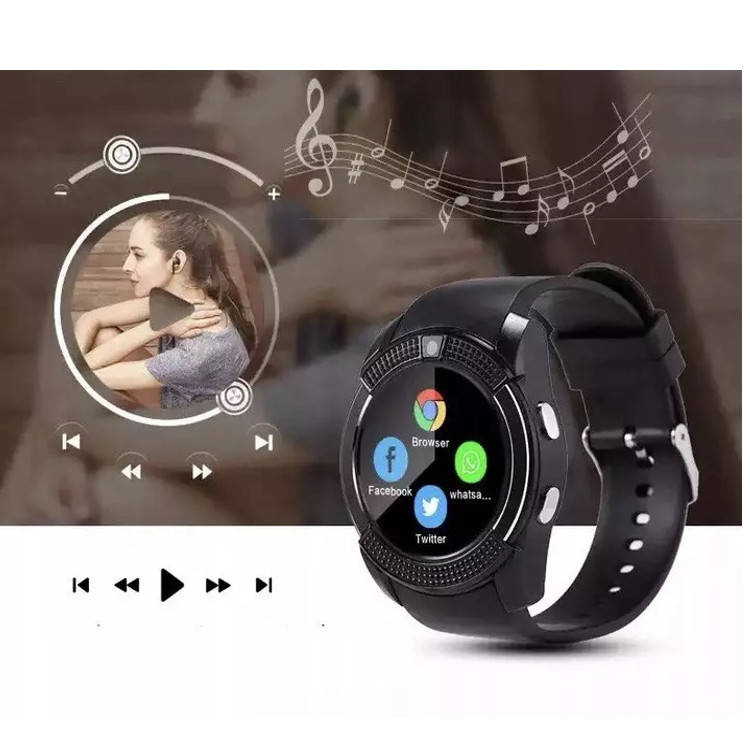 SMARTWATCH ZEGAREK KAMERA MIKROFON GŁOŚNIK V8 SIM