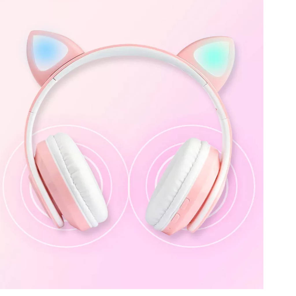 Słuchawki bezprzewodowe B39 różowe